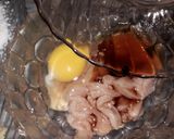 A picture of step 4 of Chicken manchurian spaghetti.