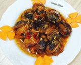 Hình bước làm 6 của món Sò Lông Xào Me