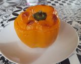 รูปขั้นตอนการทำที่ 9 ของ พริกหวานยัดไส้ไก่งวงกับชีส