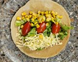 Foto del paso 5 de la receta: 🌮🍅🥬🌽Wraps integrales de carne y vegetales 🌽🥬🍅🌮
