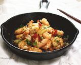 義式香料蒜味蝦的食譜步驟6照片