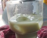 Foto langkah ke 3 dari resep Ice Dirty Matcha Latte.