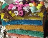صورة لخطوة 8 من وصفة كعكة الالوان المميزه 🎂 😋😍😋