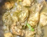 A picture of step 2 of Chicken Green Curry.