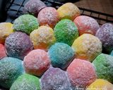 Foto langkah ke 9 dari resep Rainbow Bubble Bread.