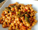 Foto del paso 8 de la receta: Garbanzos fritos con verduras