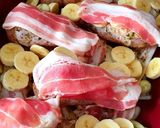 Banános-baconos csirkecomb🍌🍗 recept fázis 2 fotója
