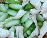 Hình bước làm 2 của món Canh bí xanh, nấm đùi gà