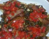 A picture of step 5 of Smothered chicken.