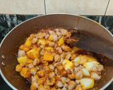 A picture of step 6 of Posto soya aloo curry.