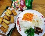 Hình bước làm 1 của món Đậu hũ sốt nấm kim châm