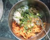 A picture of step 7 of Maharashtrian chilli.