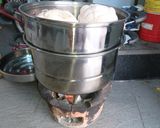 Hình bước làm 2 của món Giò heo hun khói