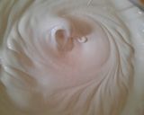 A picture of step 7 of Pavlova with Hung Curd and Mixed Berry.
