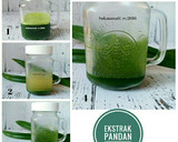 Foto langkah ke 9 dari resep Pandan Juice - Ekstrak Pandan/Pewarna Hijau Alami.