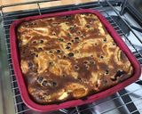 Une image de l'étape 9 de Flan aux abricots et myrtilles.