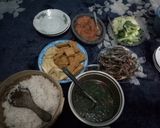 Foto langkah ke 1 dari resep Sambal tempong khas banyuwangi (daun jeruk)😵😭😪.