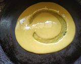 A picture of step 3 of Raw Mango Chutney Dosa.