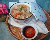 Hình bước làm 4 của món Mì udon nấu đuôi heo
