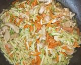 Foto del paso 1 de la receta: Pollo, camarón y verduras a la crema