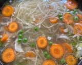 A picture of step 5 of Chicken Soup.