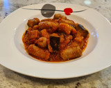 Foto del paso 5 de la receta: Guiso de salchichas con berenjenas y tomate