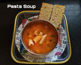 A picture of step 5 of Pasta Soup.
