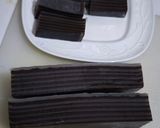 Foto langkah ke 5 dari resep Kue lapis coklat vanilla.