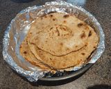 A picture of step 8 of Wholemeal Chapattis.