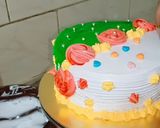 कलरफुल कीवी फ्लेवर केक (colourful kiwi flavour cake recipe in Hindi) रेसिपी चरण 36 फोटो