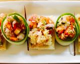 A picture of step 2 of Summer salad bites.