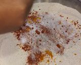 A picture of step 2 of Methi masala Puri.
