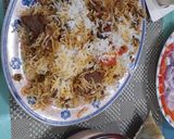 A picture of step 5 of Beef biryani.