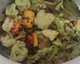 A picture of step 4 of Paneer Cabbage Pulao.