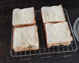 A picture of step 5 of Pizza hidden in sandwich.