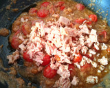 Foto del paso 4 de la receta: Pasta con salsa de albahaca, atún y cherrys