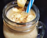 A picture of step 4 of Banana smoothie.