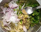 A picture of step 4 of Hing Wali Moong Dal Phulki.