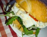 Foto del paso 5 de la receta: Hamburguesa de pollo con espinacas e ingredientes saludables