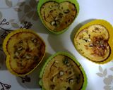 A picture of step 4 of Kesar pista Baked Sandesh.