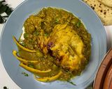 A picture of step 14 of Moroccan Chicken Tagine with Green Olives.