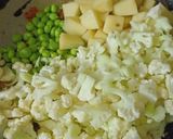 A picture of step 2 of Mix vegetable.