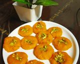A picture of step 4 of Mango Pedha.