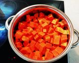 Sütőtök lekvár cukormentesen recept fázis 2 fotója