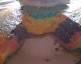 Foto del paso 13 de la receta: Torta arcoíris primaveral