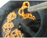 A picture of step 6 of Instant Jalebi.