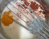 A picture of step 1 of Vegan Curd Pithala ---- Using Curds Made From Soy Milk & Protein Rich Besan.