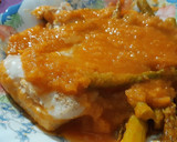 Foto del paso 7 de la receta: Cogotes de merluza con salsa de manzana, sidra y trigueros