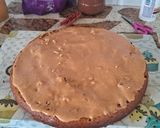 Foto del paso 7 de la receta: Torta deleite con triple rellenos decorada con ganache de chocolate blanco y frambuesas