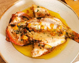 Foto del paso 5 de la receta: Rotja a la espalda con salsa Donostiarra